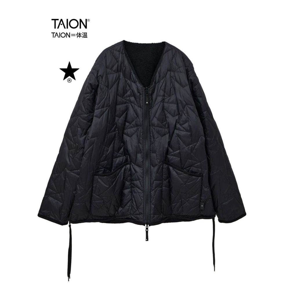 コンバース トウキョウ×タイオン「MILITARY STAR★QUILTING ＆ BOA REVERSIBLE JACKET」￥27,500