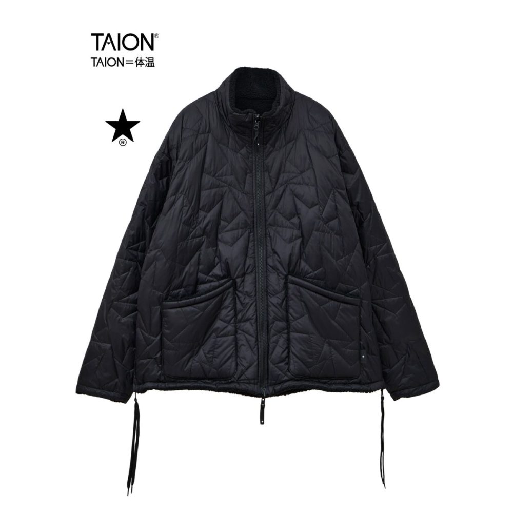 コンバース トウキョウ×タイオン「MILITARY STAR★QUILTING ＆ BOA REVERSIBLE STAND JACKET」￥29,700