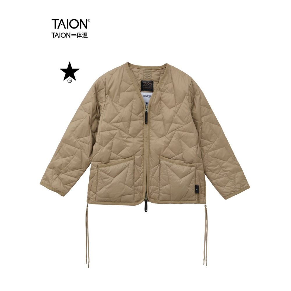 コンバース トウキョウ×タイオン「MILITARY STAR★QUILTING JACKET（KIDS）」￥16,500