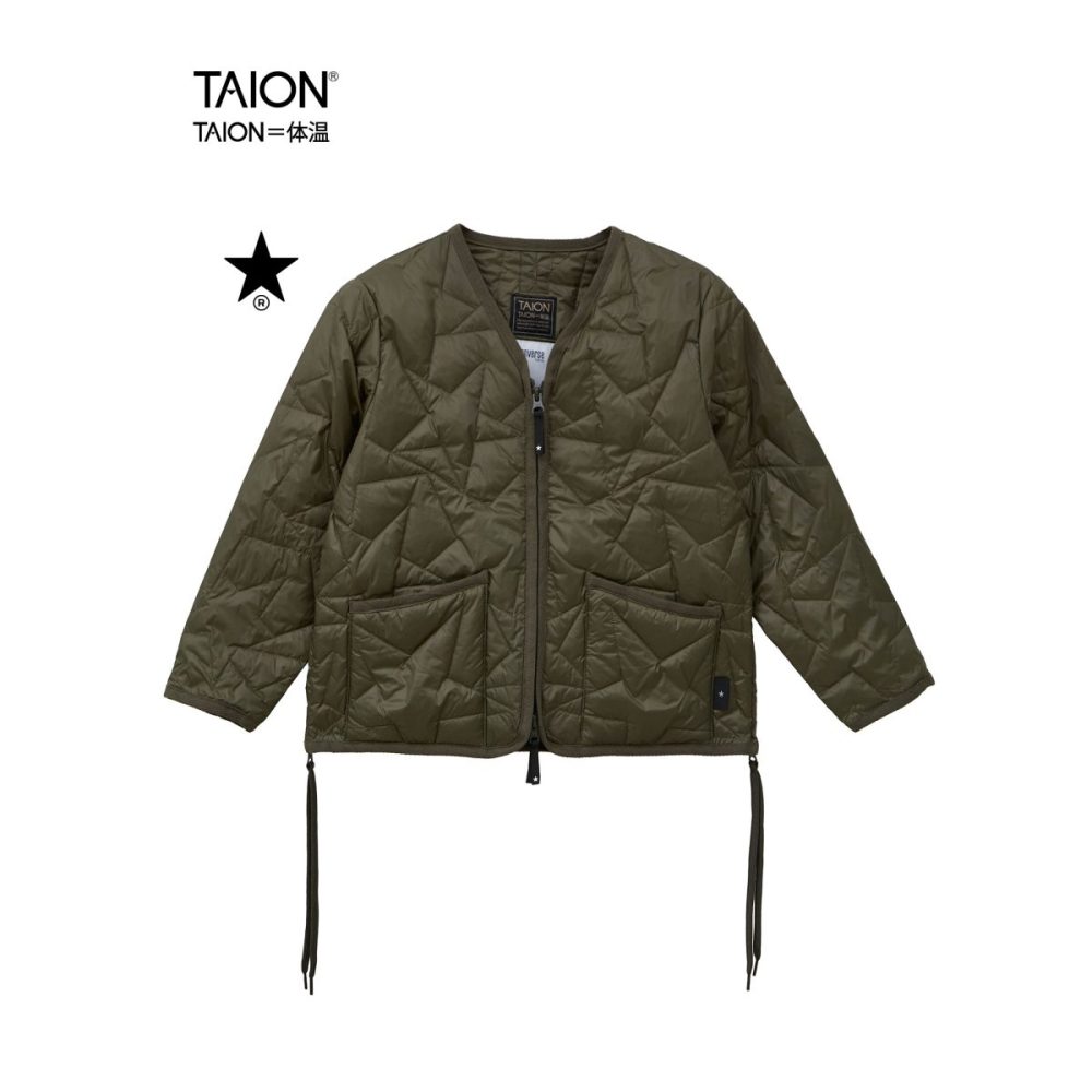 コンバース トウキョウ×タイオン「MILITARY STAR★QUILTING JACKET（KIDS）」￥16,500