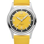 バルチック「エルメティックサマー」￥110,000／自動巻／パワーリザーブは約42時間／15気圧防水／イエロー