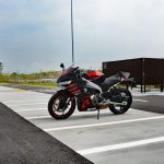 バイクの駐車スペースは40台が確保されている