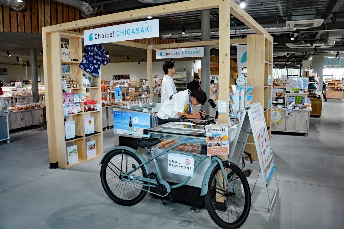 道の駅から発信する茅ヶ崎のオリジナルブランドのブース