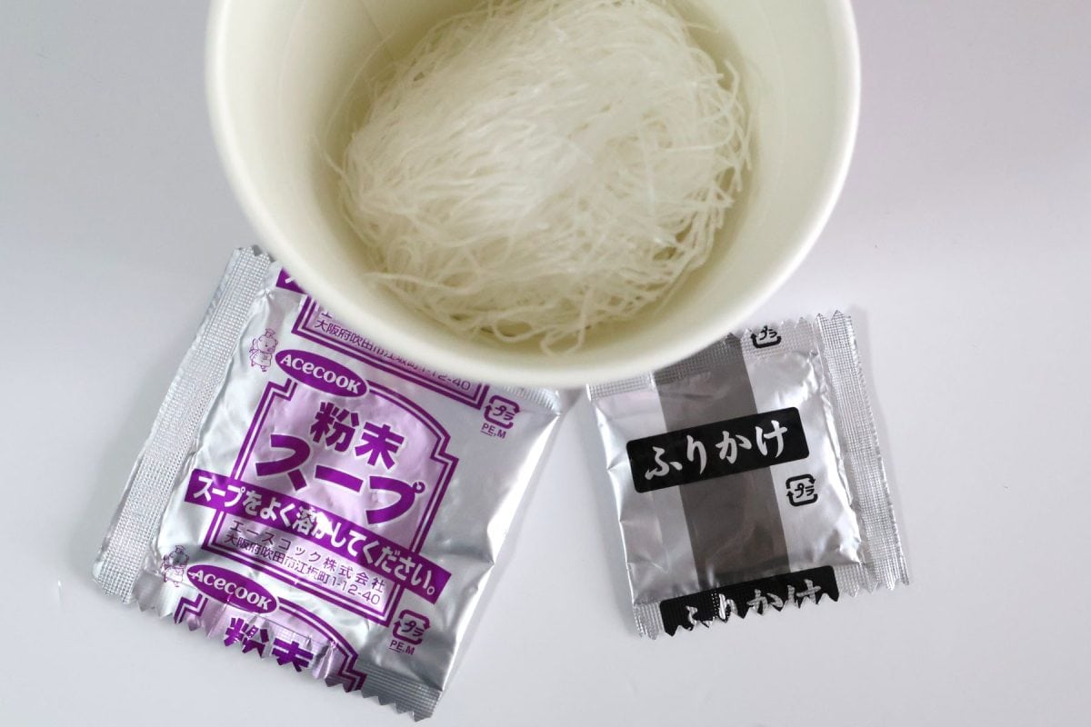 はるさめdeパスタ たらこクリーム味の中身