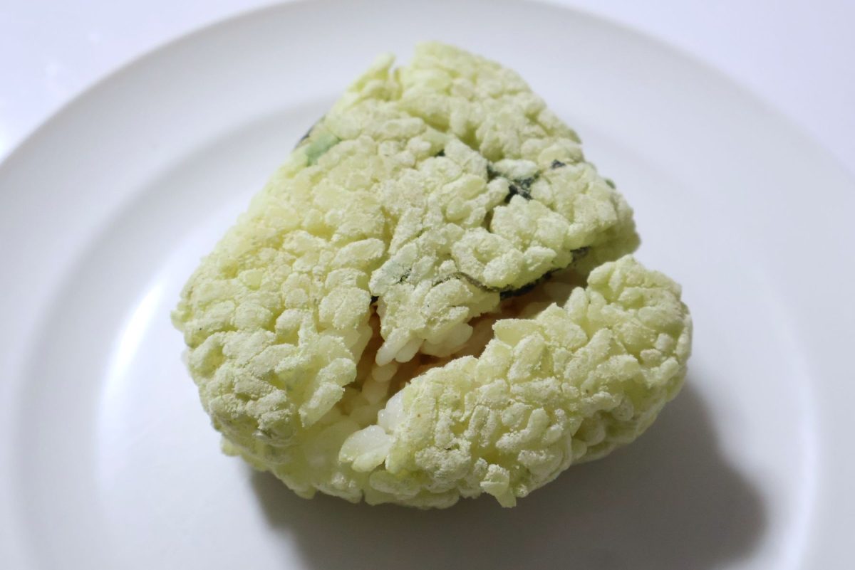 目で味するゥなおにぎり「鬼わさび」