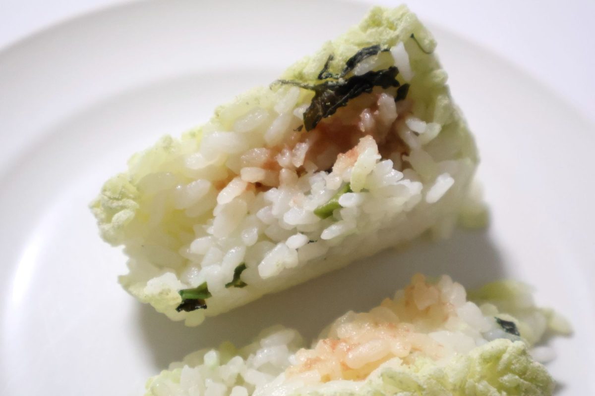 中にはまぐろたたき入りで合う！んだけどとにかくわさびが強い