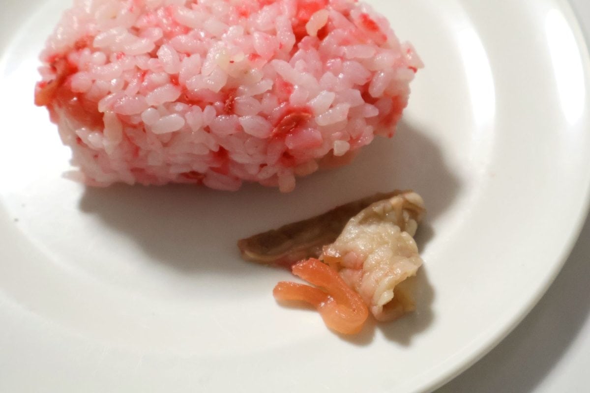 やわらかい牛肉＆玉ねぎと紅生姜……牛丼！？