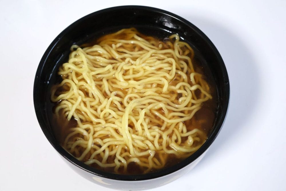 麺とスープが完成