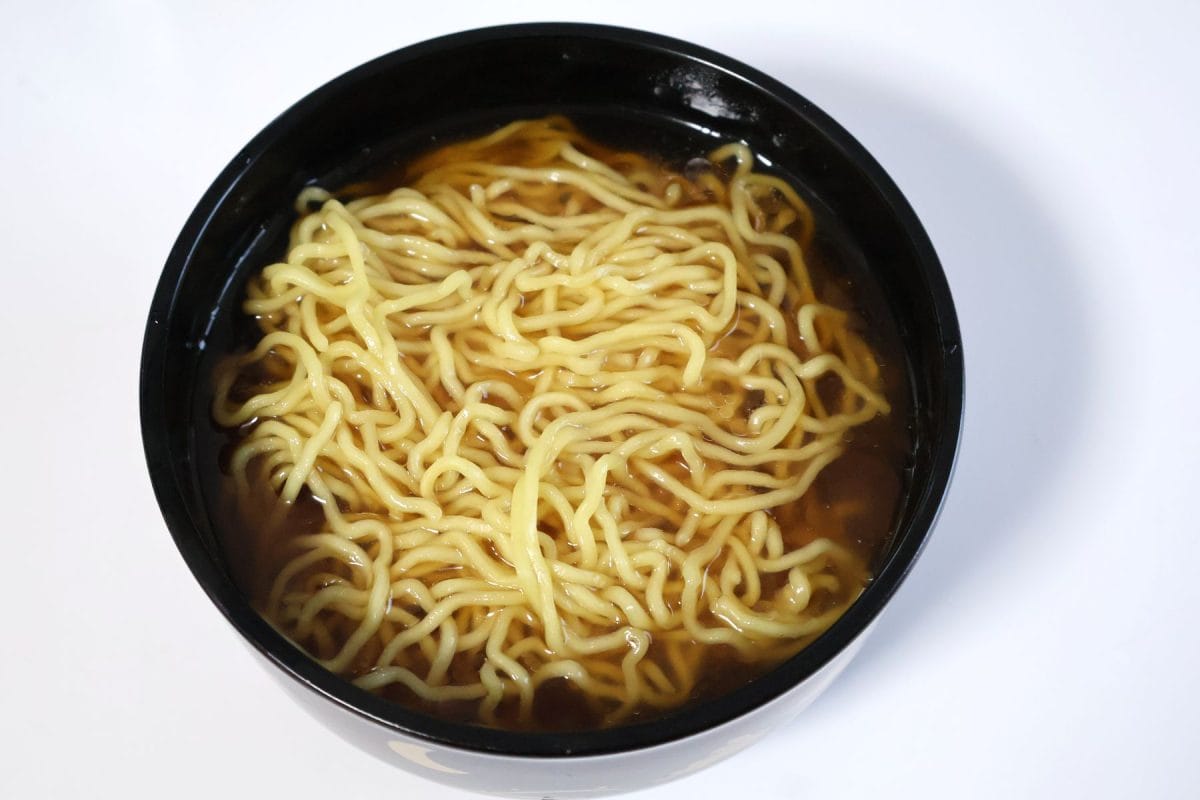 麺とスープが完成