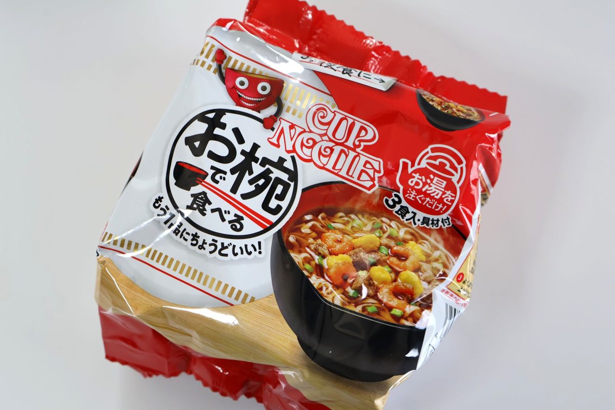 お椀でつくれる即席めん