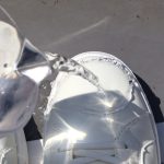 水をかけてみる
