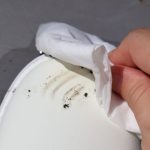 直後にふき取ると……
