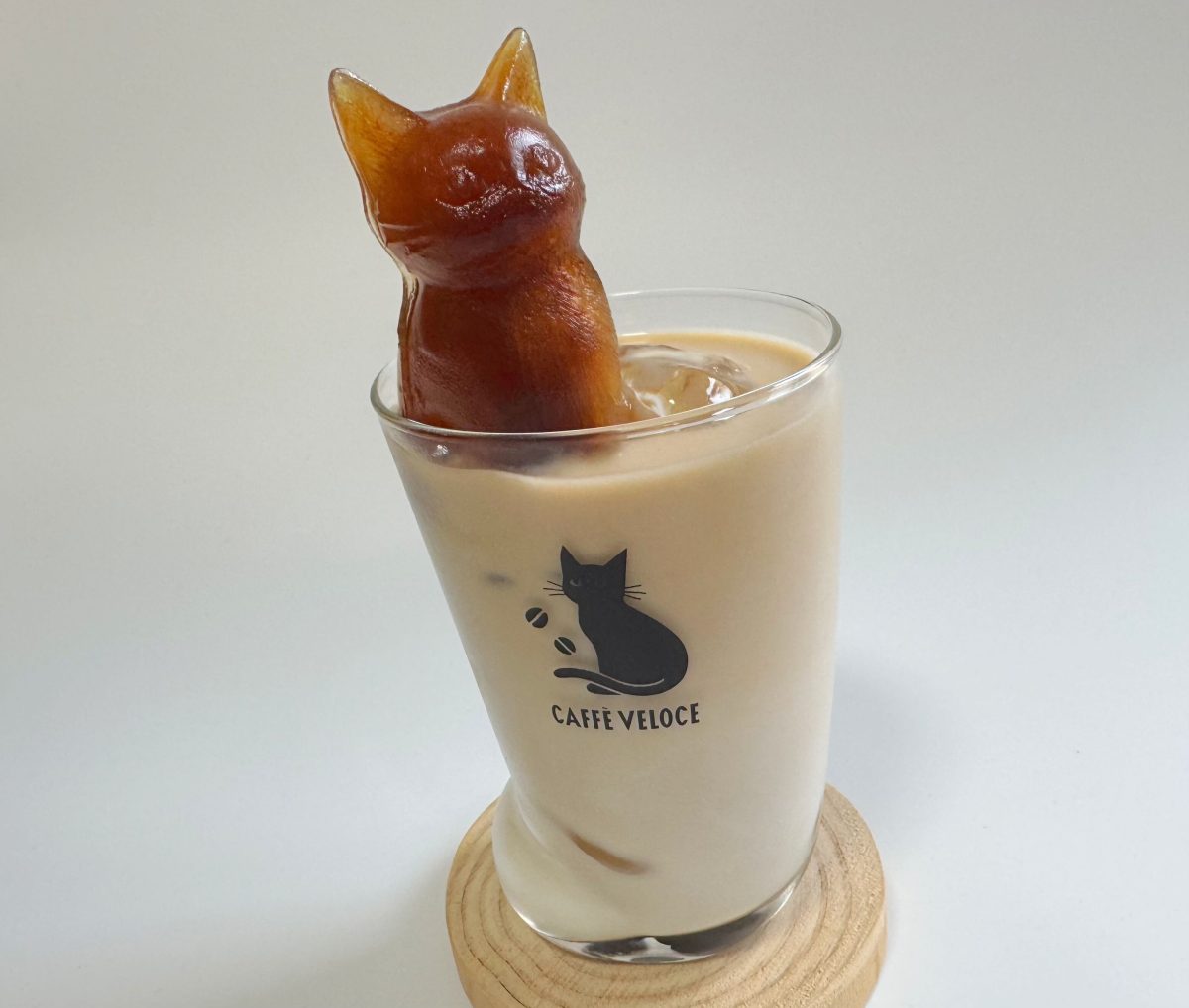 試しにコーヒーでねこ氷を作ってみました