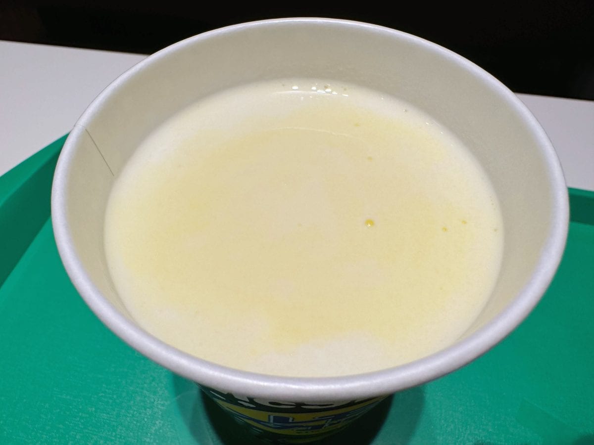 強すぎない絶妙な酸味と、クリーミーながらもすっきりとした飲みごたえが特長