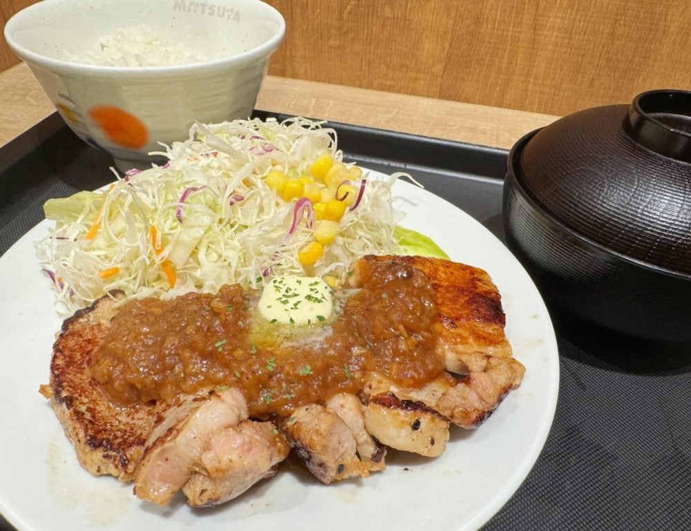 国産雪国育ち厚切りトンテキ定食