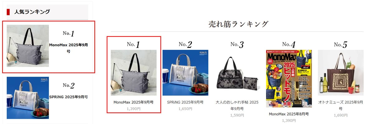 予約開始からすぐにNO.1に輝く人気ぶり