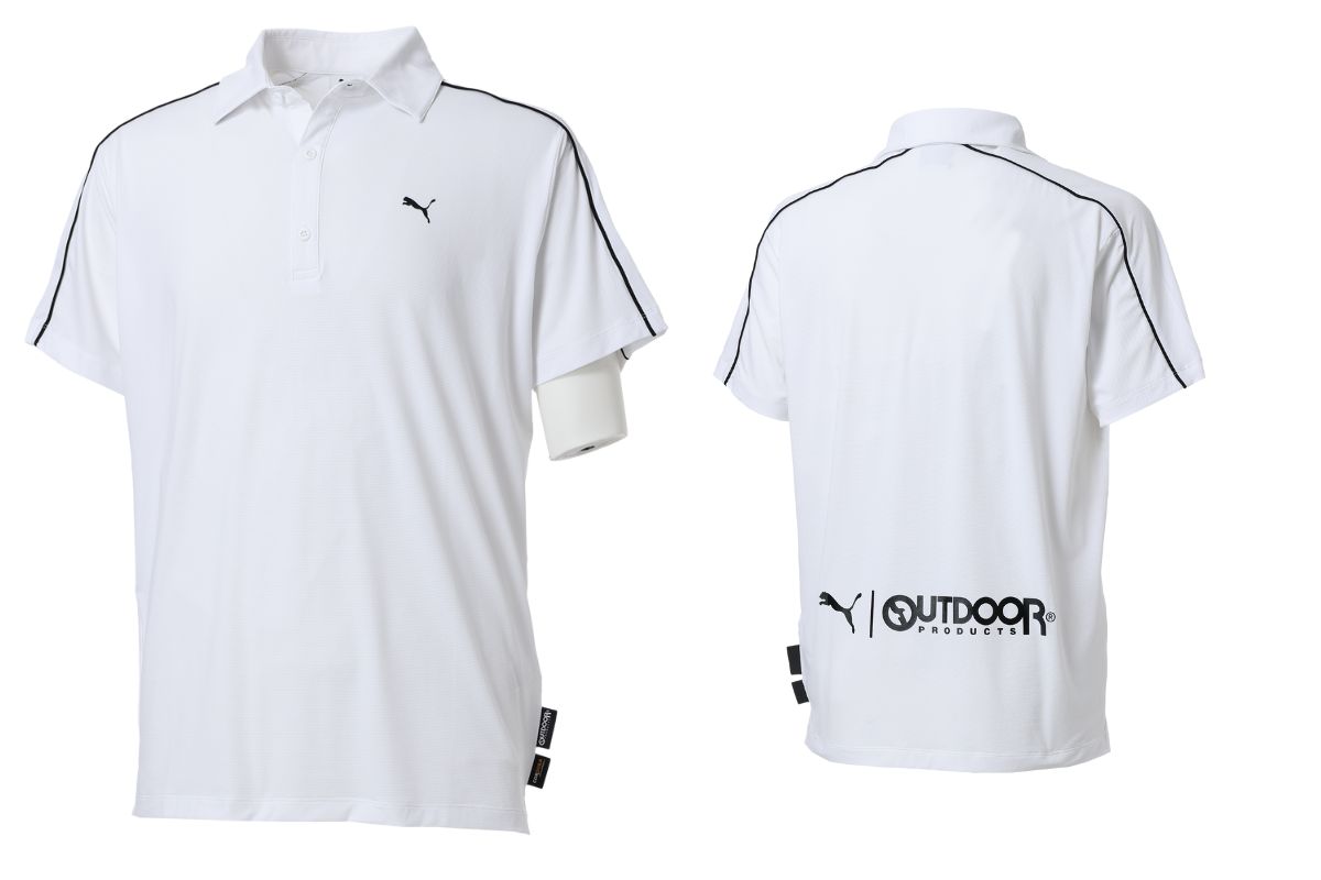 コブラプーマゴルフ「ゴルフ プーマ×アウトドアプロダクツ ポロ S/S」￥13,750