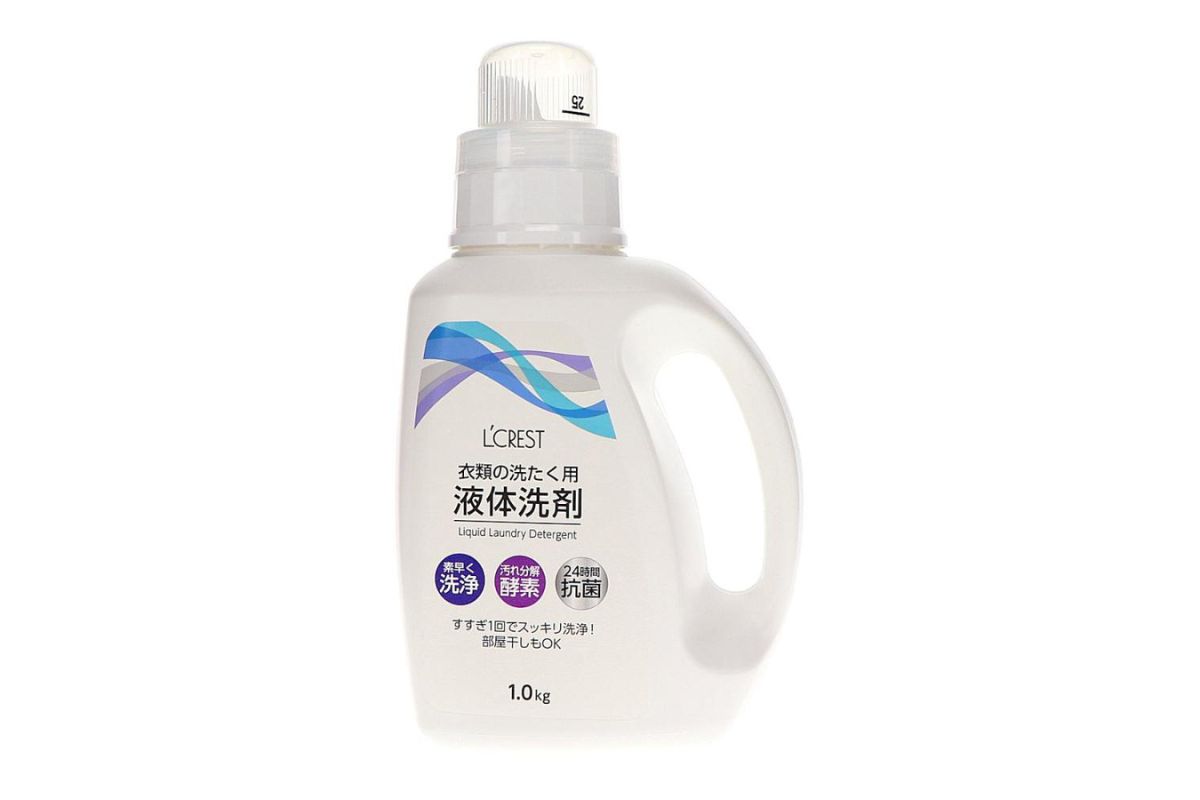 ルクレスト「衣類の洗たく用液体洗剤（1㎏）」￥328