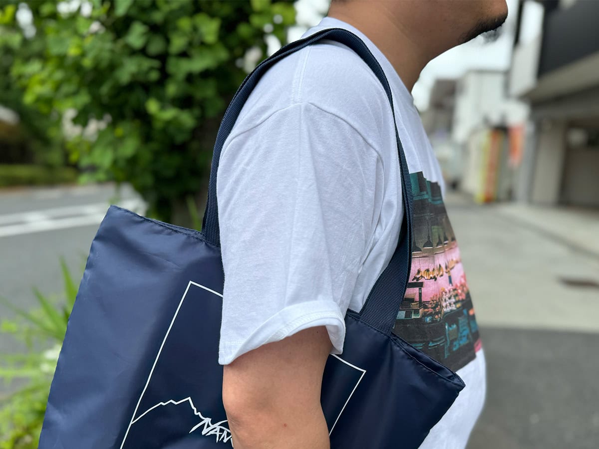 肩掛けできるハンドルの長さ