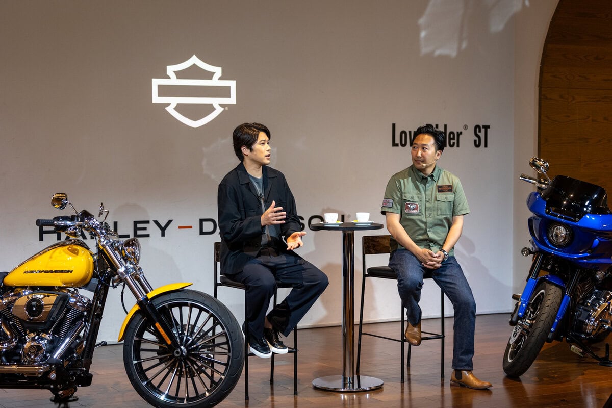 トークショーでは内田篤人氏は「現役時代はバイクに乗ることができなかったけど、家族の了承も得た今こそ大型二輪の免許を取得してこのブレイクアウトに乗りたい！」と語った