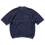 ヘルスニット「コットンニット クルーポケット」￥13,200／ネイビー