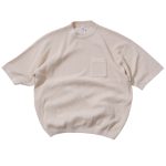 ヘルスニット「コットンニット クルーポケット」￥13,200／アイボリー
