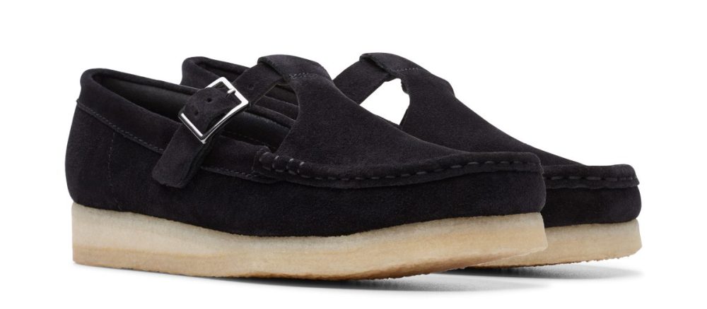 クラークスオリジナルズ「ワラビーＴバー（ブラックスエード）」￥26,400