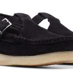 クラークスオリジナルズ「ワラビーＴバー（ブラックスエード）」￥26,400