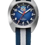 ケンテックス「Blue Impulse クラシックスタンダード T-4 30周年記念モデル」￥22,000／クオーツ／36㎜径／10気圧防水