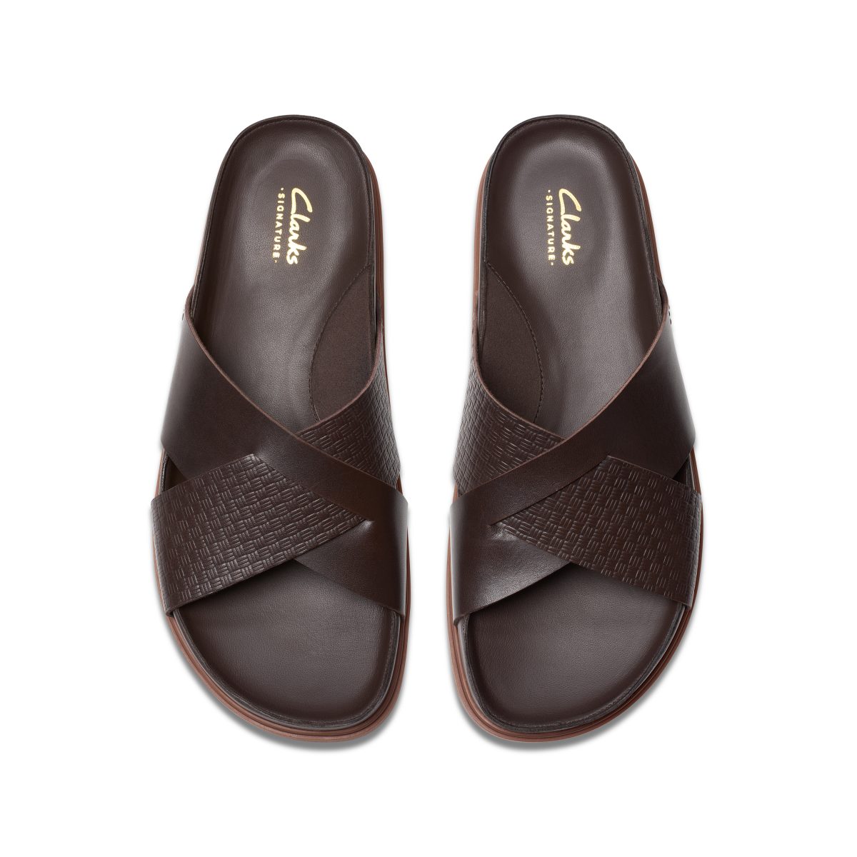 クラークス「トーフォードクロス」￥17,600／ブラウン