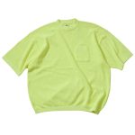 ヘルスニット「コットンニット クルーポケット」￥13,200／イエロー