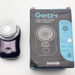 Gertzyメンズカプセル電気シェーバーの外箱は潰れてましたが、中はまったくのノーダメージ