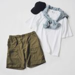 キャンプや海などにも対応したアクティブなスタイルも可能