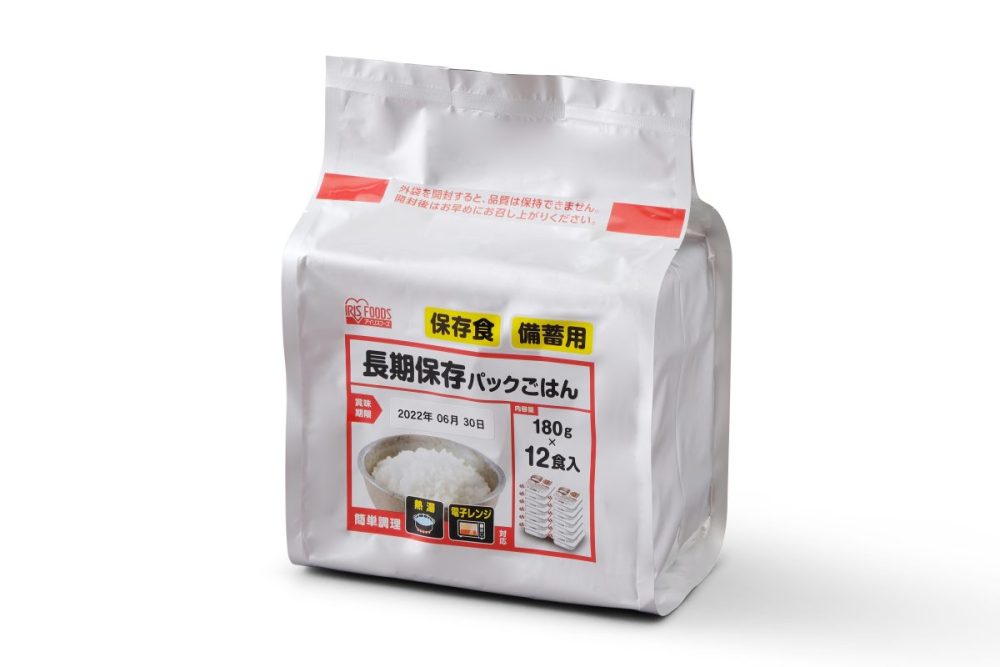 長期保存パックごはん 180g×12食パック