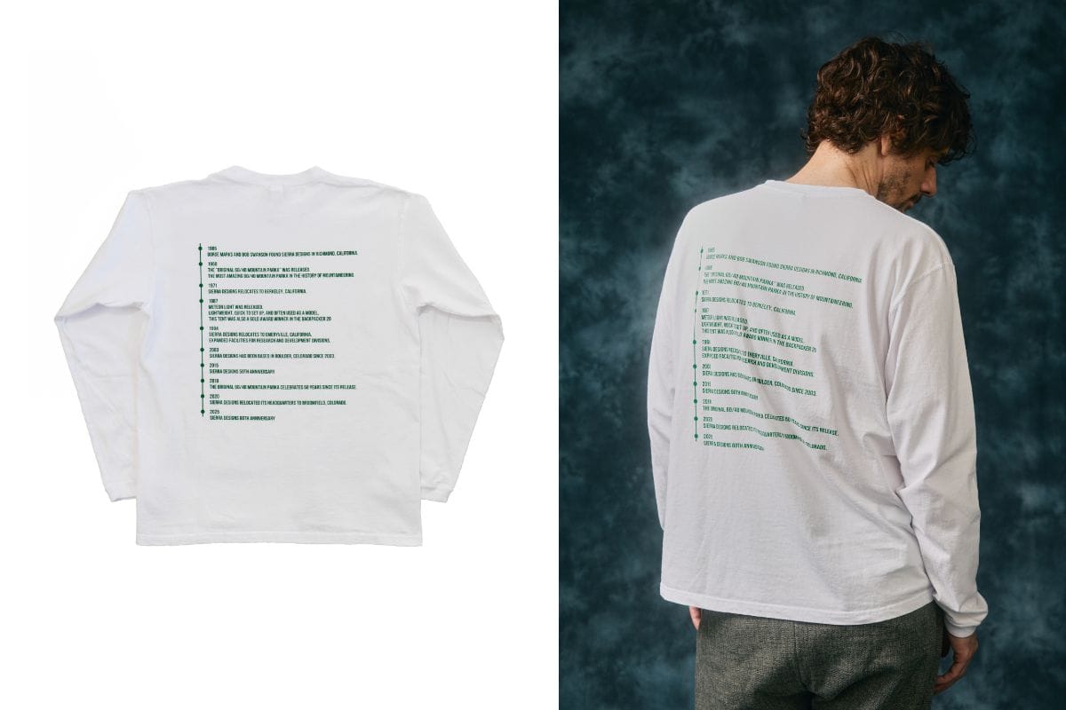 グッドオン×シエラデザインズ「60th ヒストリー L/S ティー」￥10,670