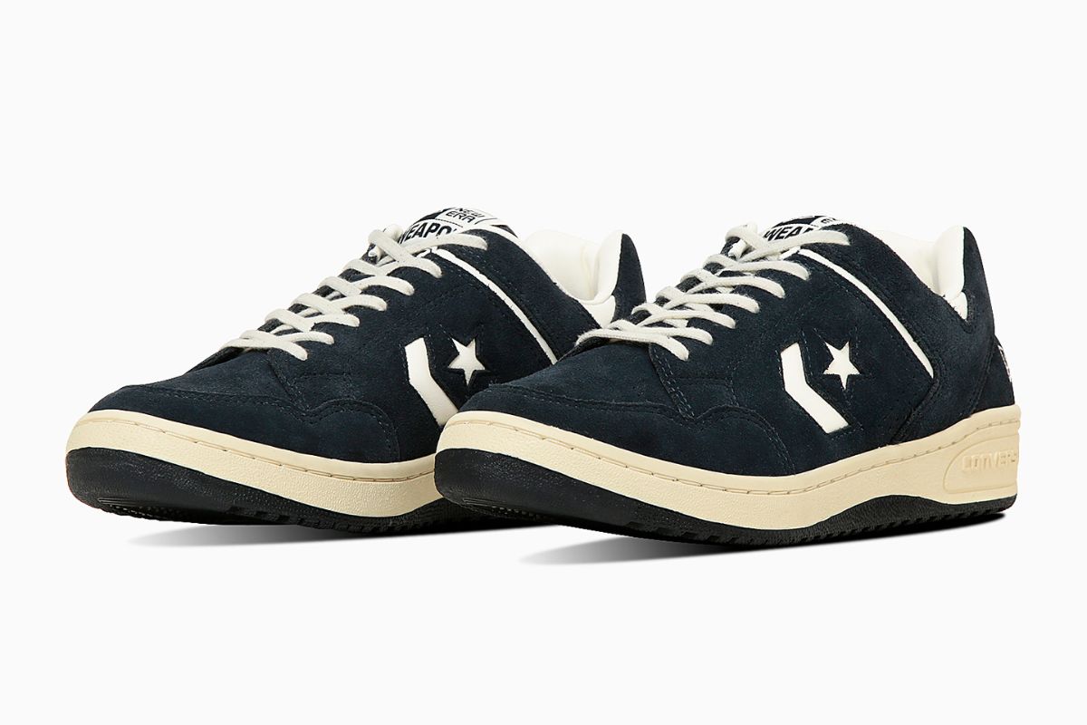 コンバース×ニューエラ「WEAPON SUEDE OX / NE」￥15,400／8月22日より順次発売