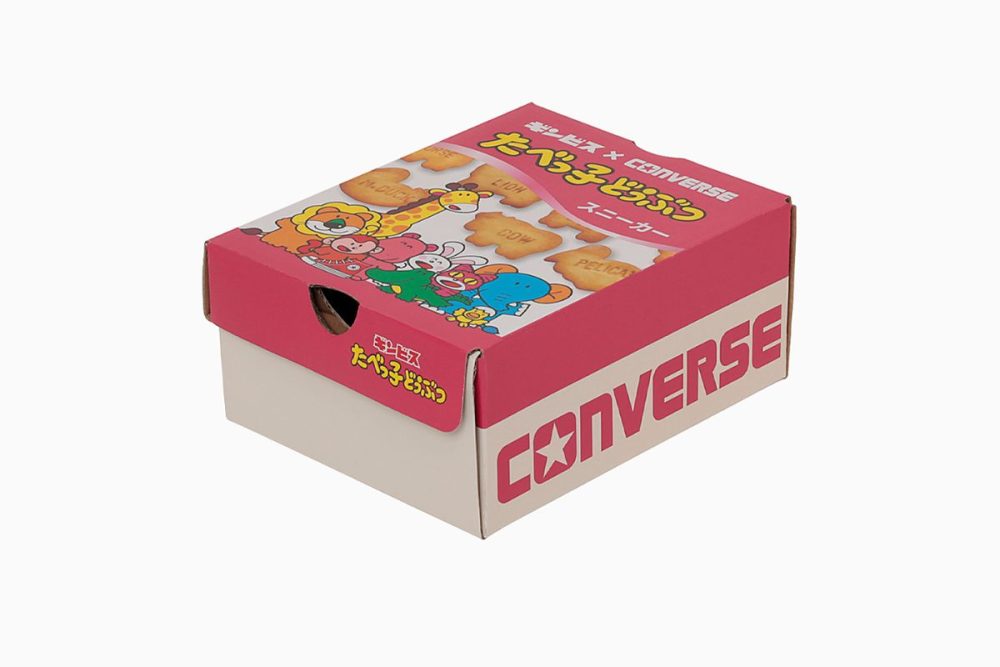 パッケージデザインを落とし込んだコラボオリジナルのカートンが付属