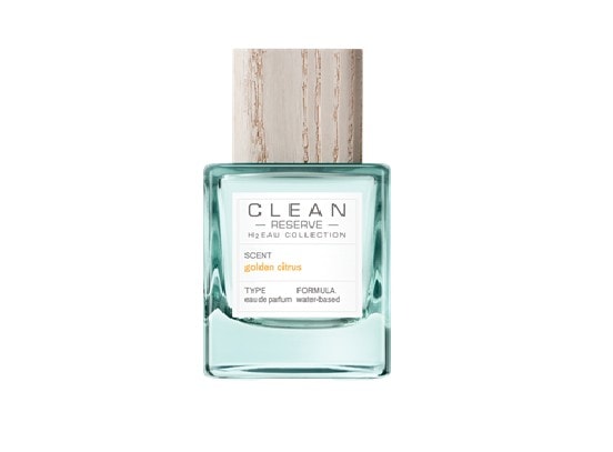 クリーン　クリーン リザーブ H2オー ゴールデン シトラス オードパルファム　50mL　￥12,100（税込み）