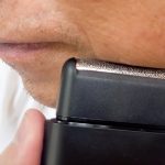 VGR V-390スーパートリムは広い面も一気に剃り上げることができます