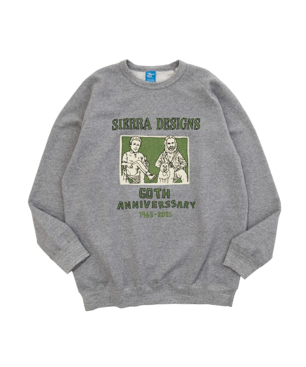 グッドオン×シエラデザインズ「ジョージ アンド ボブ クルー スウェット」￥16,500