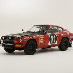 SEIKOロゴとカーナンバー「11」を付けた「ダットサン240Z」