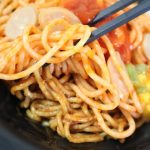 ナポリタンの下に焼きそばが！