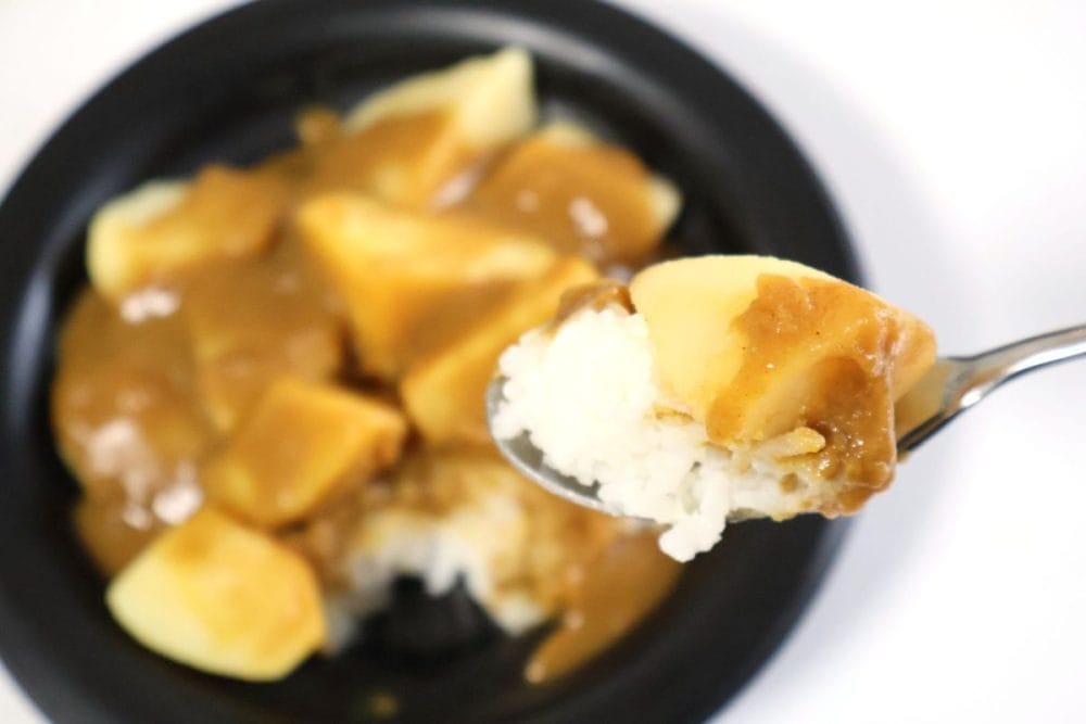 カレー自体は甘くて優しい味