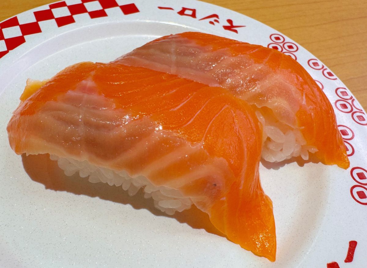 食べ応え抜群！「大切りサーモン」