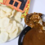 「最後まで美味しいチャンカレせん」とチャンピオンカレーのレトルト