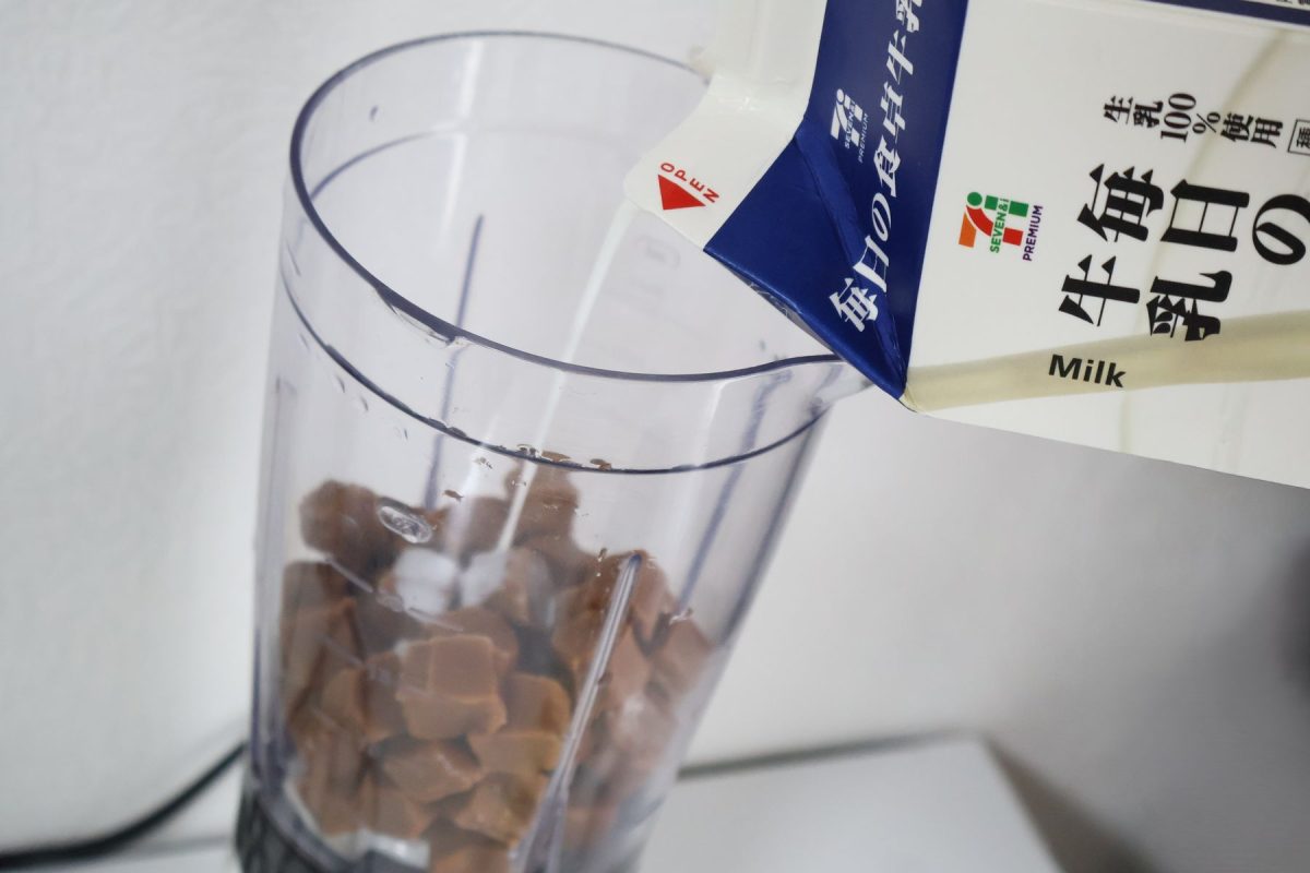 牛乳の量はお好みで