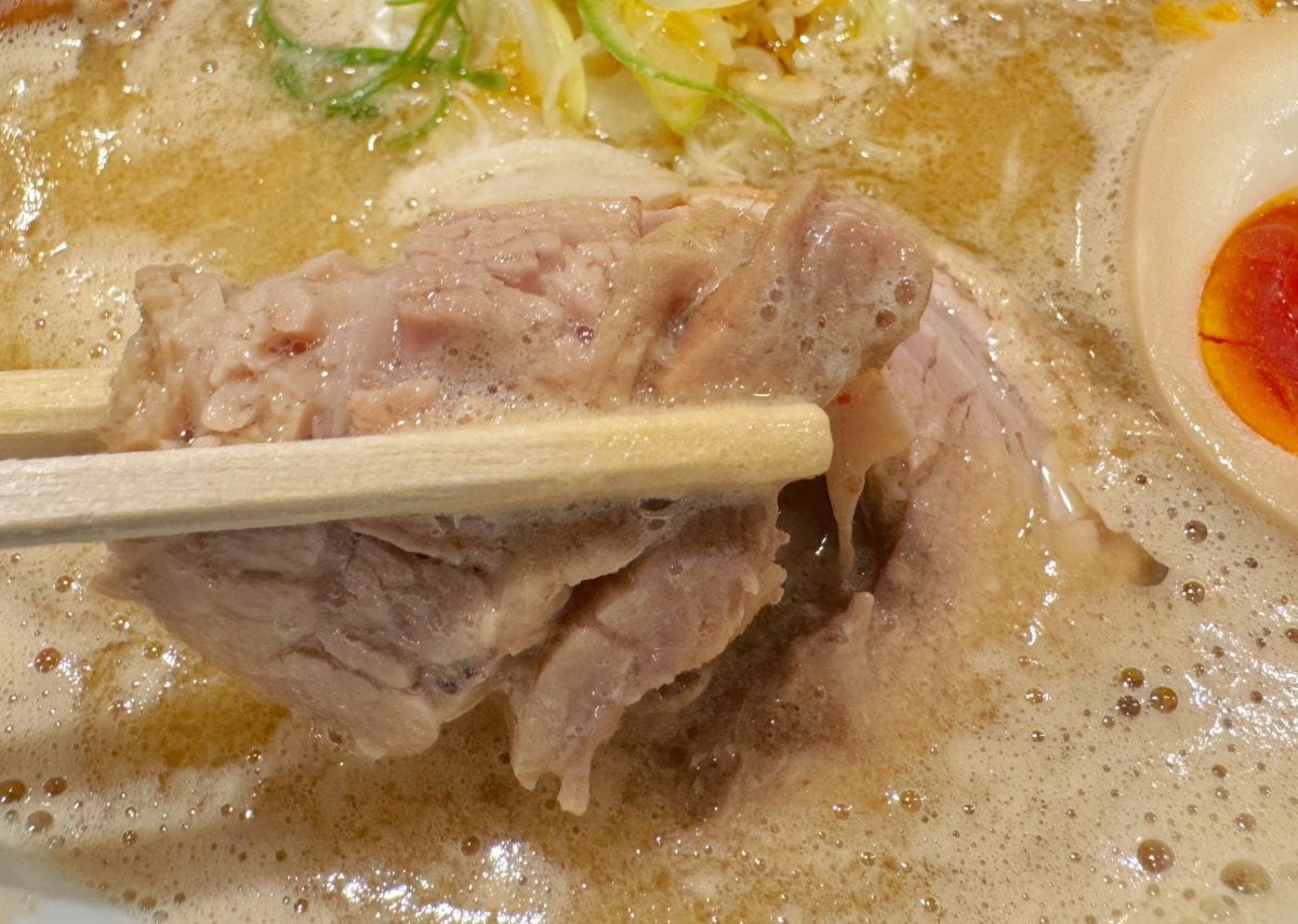 ホロホロと柔らかいバラチャーシュー