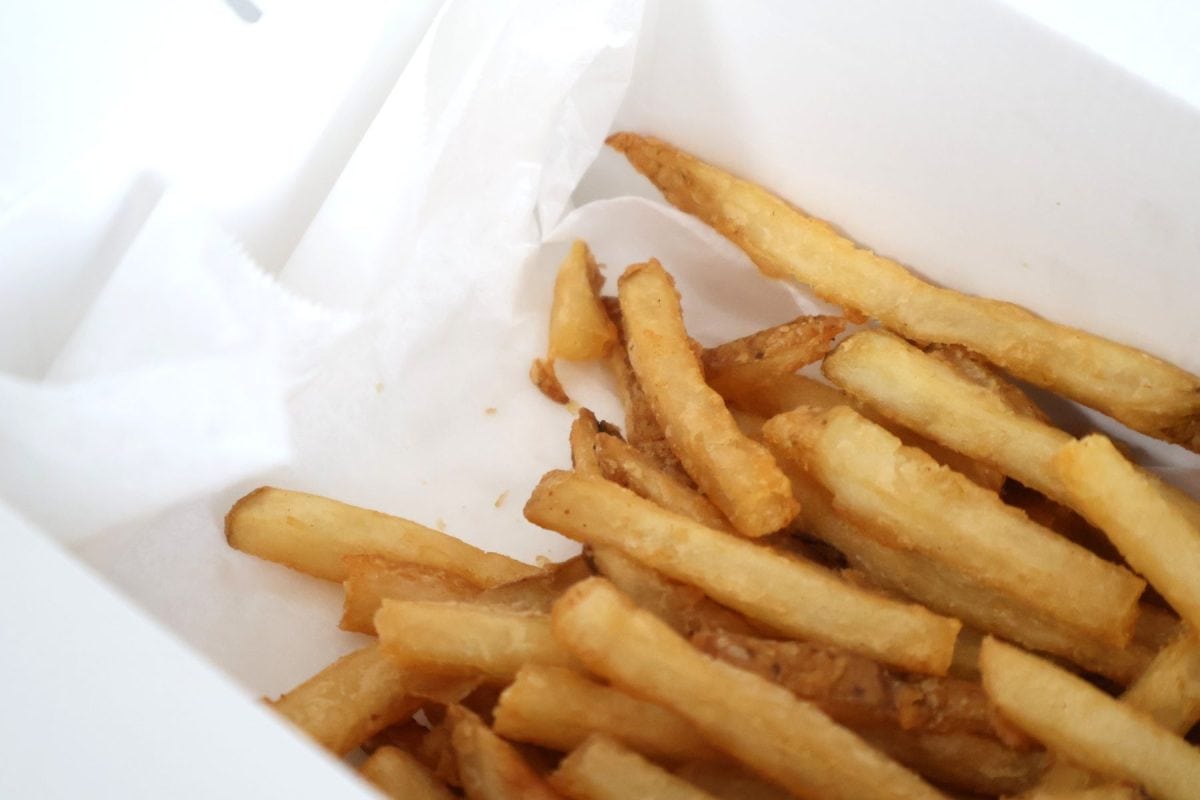 下の方がまだ温かく、食感も良い