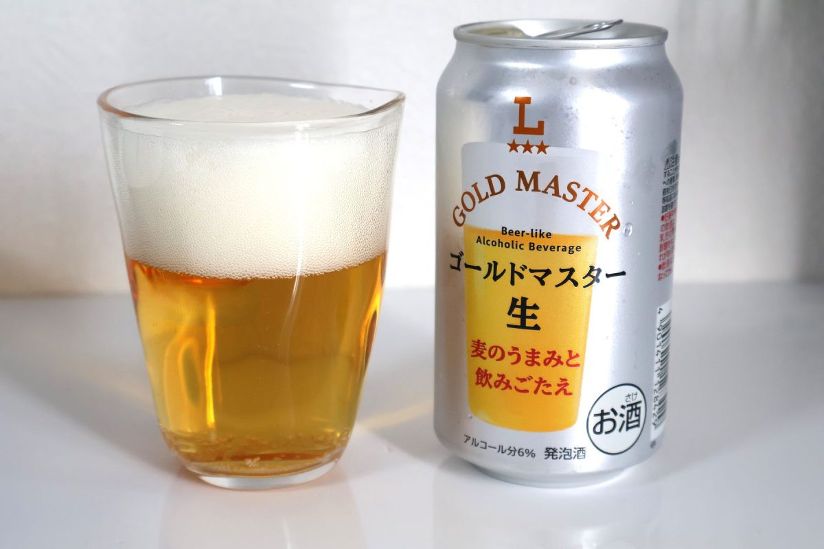 一緒にローソンの発泡酒で楽しんでみた