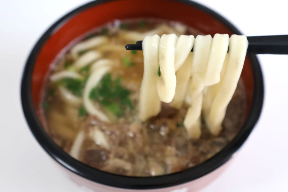 麺は茹で加減次第だがかなりお店に近い